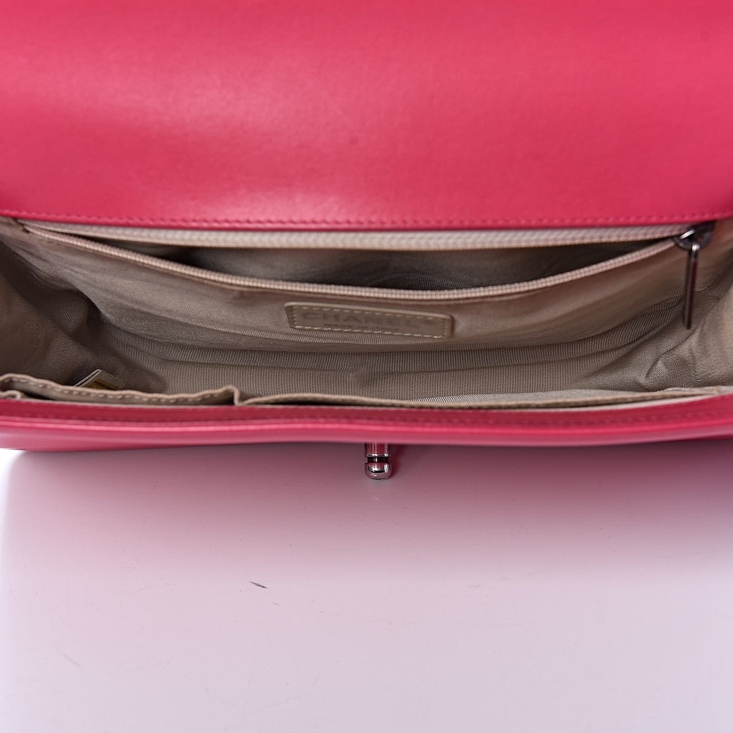 Lambskin Quilted New Medium Boy Flap Pink