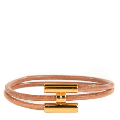 Hermes Natural Double Wrap Cord Tournis Bracelet 1 of 8