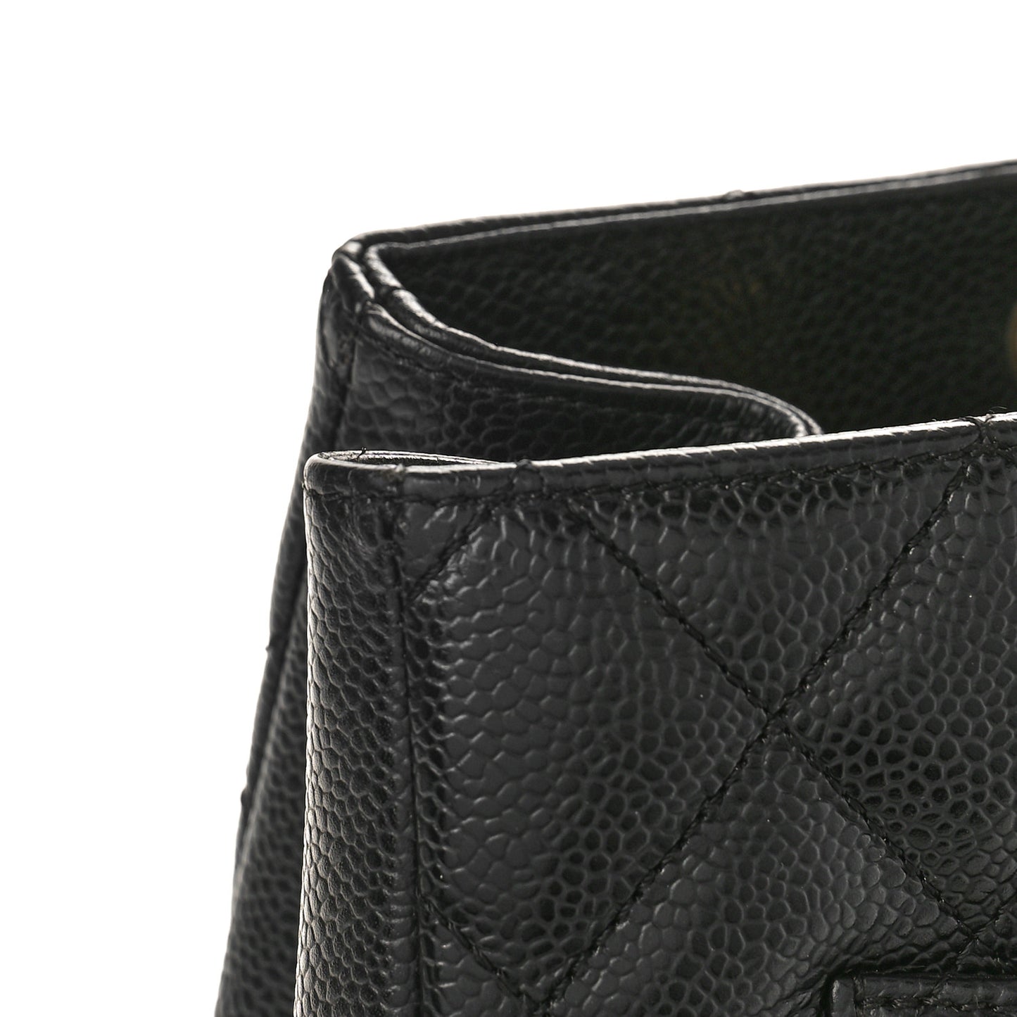 Caviar Quilted Grand Shopping Tote GST Black