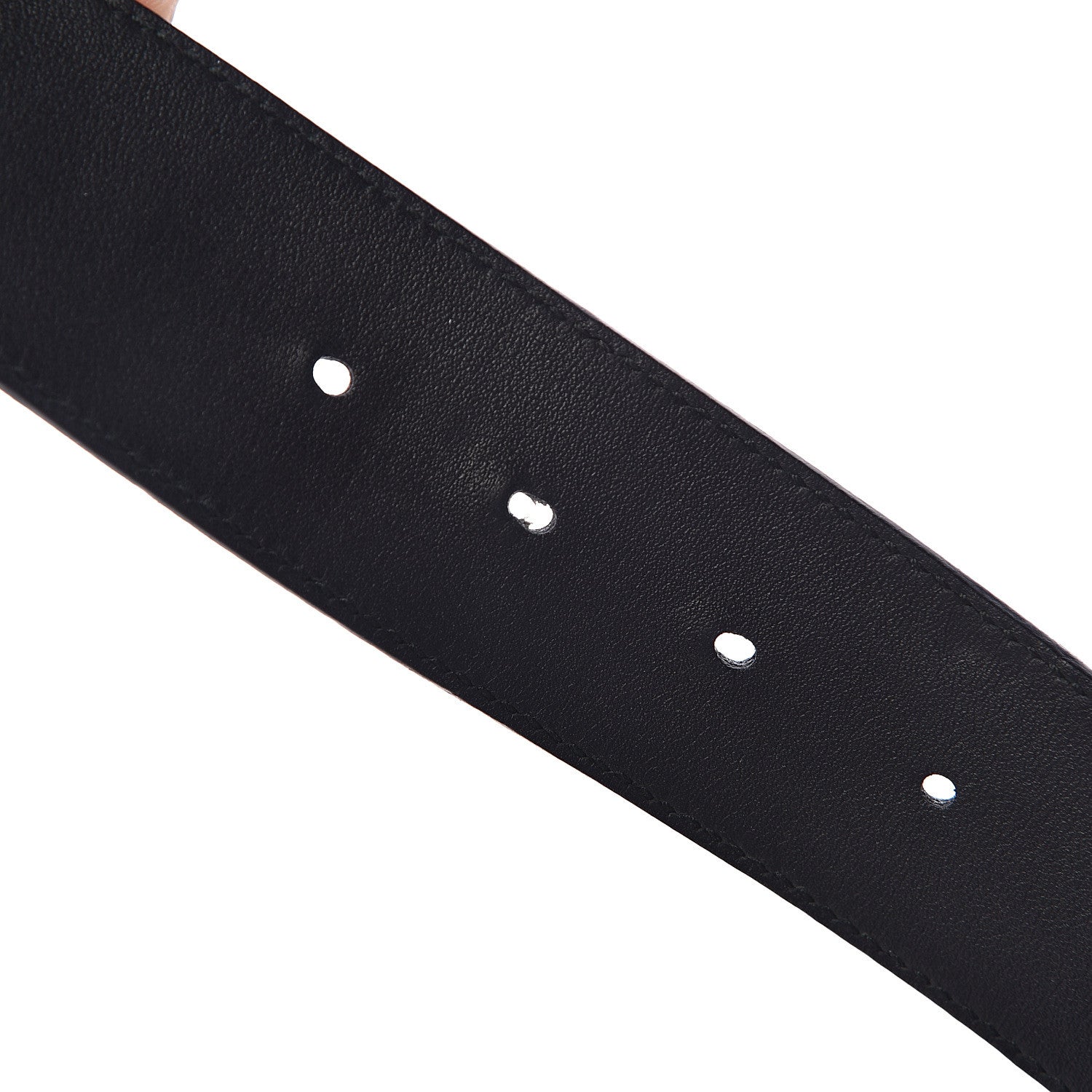 Gucci Textured Calfskin Double G 40mm Belt 90 36 Black 6 of 7