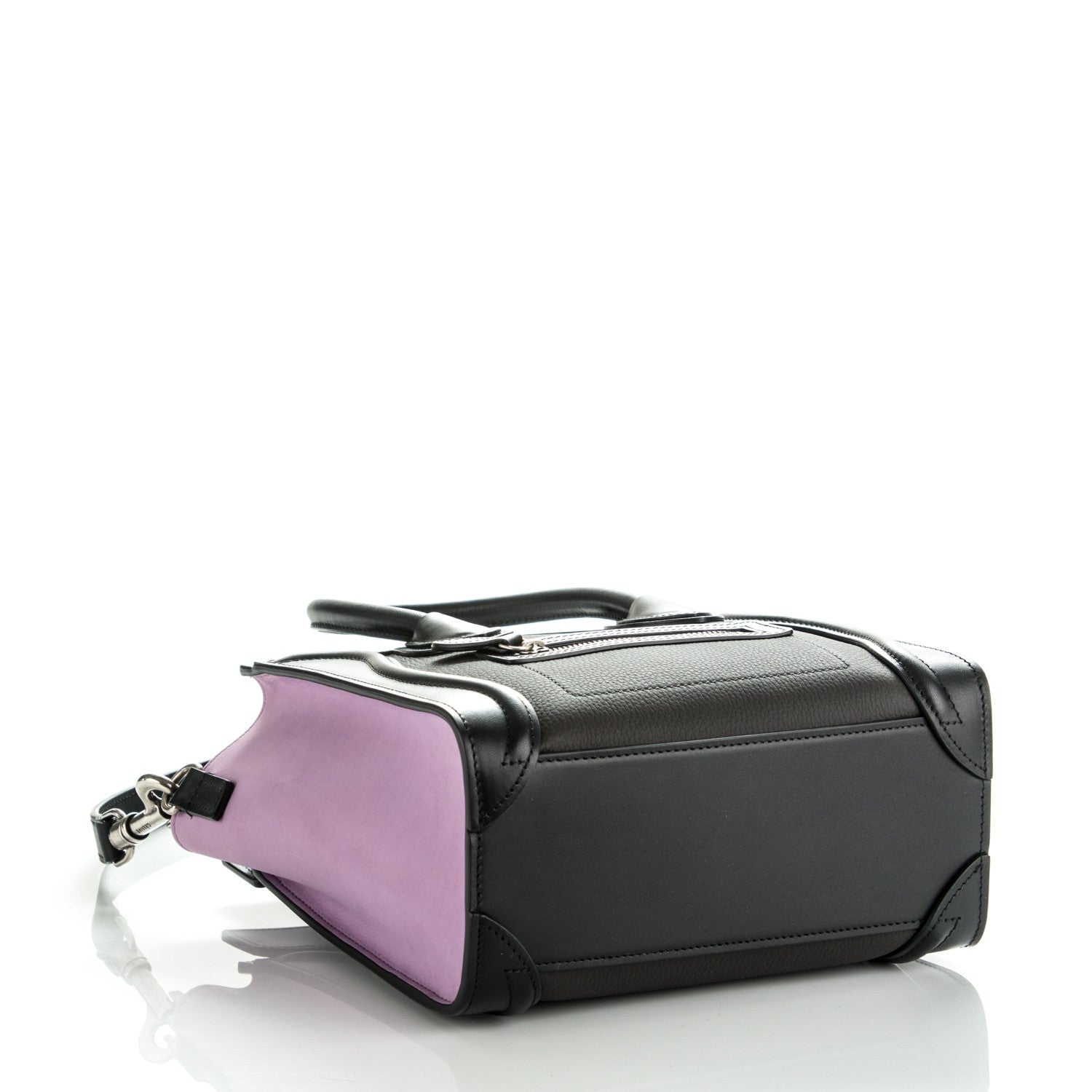 Celine Smooth Drummed Calfskin Nano Tri-Color Luggage Anthracite 4 of 6
