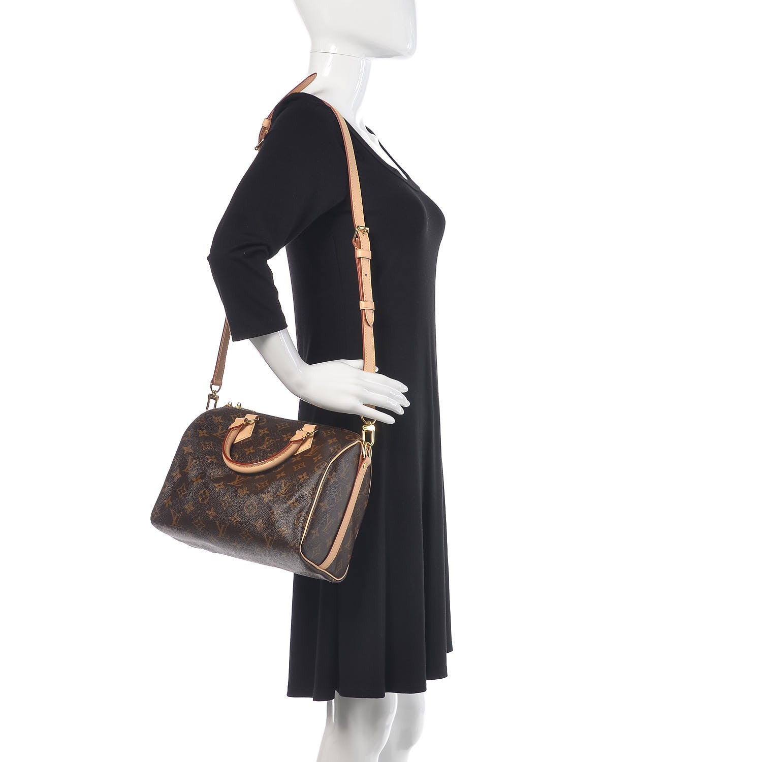 Louis Vuitton Monogram Speedy Bandouliere 25 2 of 11