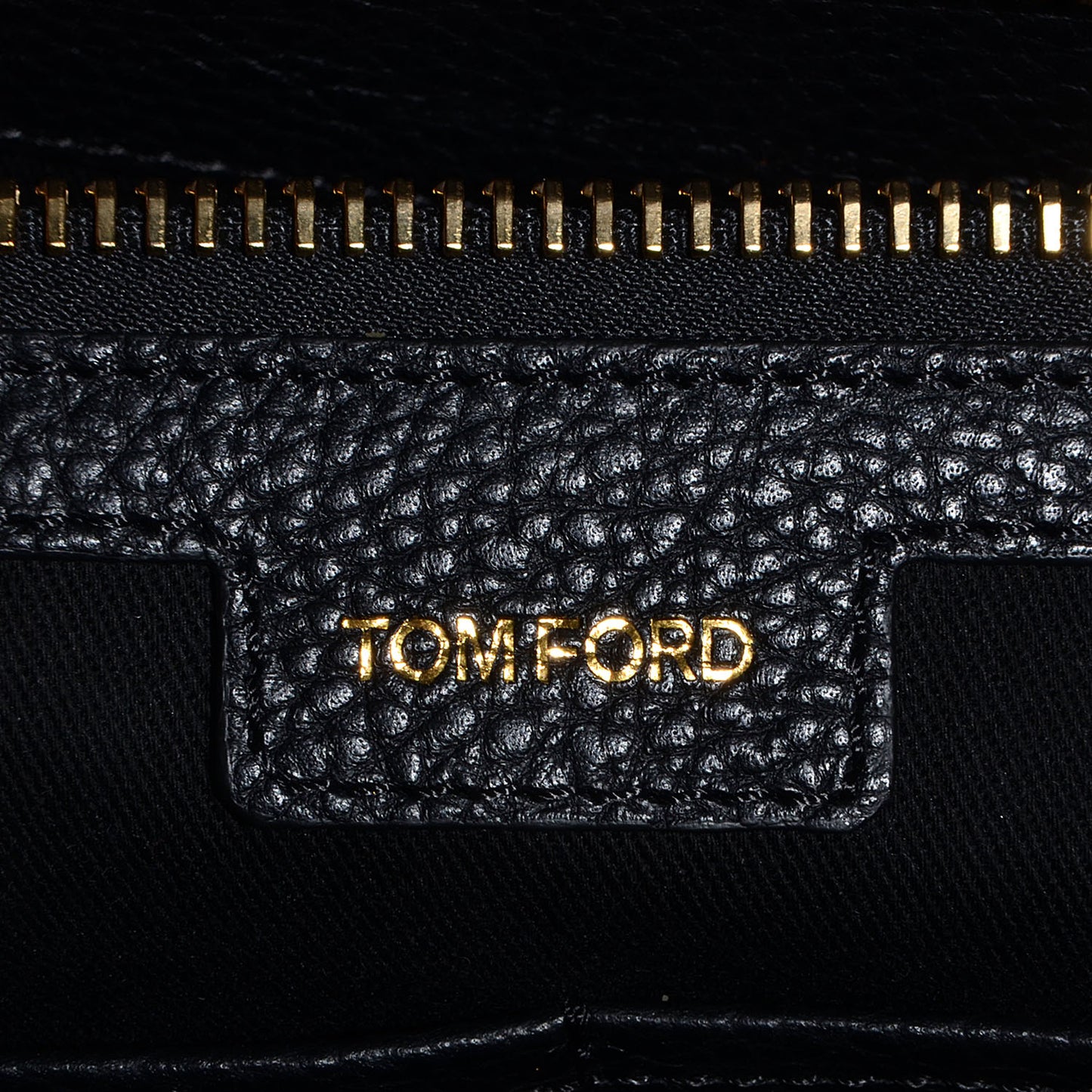 Calfskin Buckley Flat Trapeze Briefcase Black