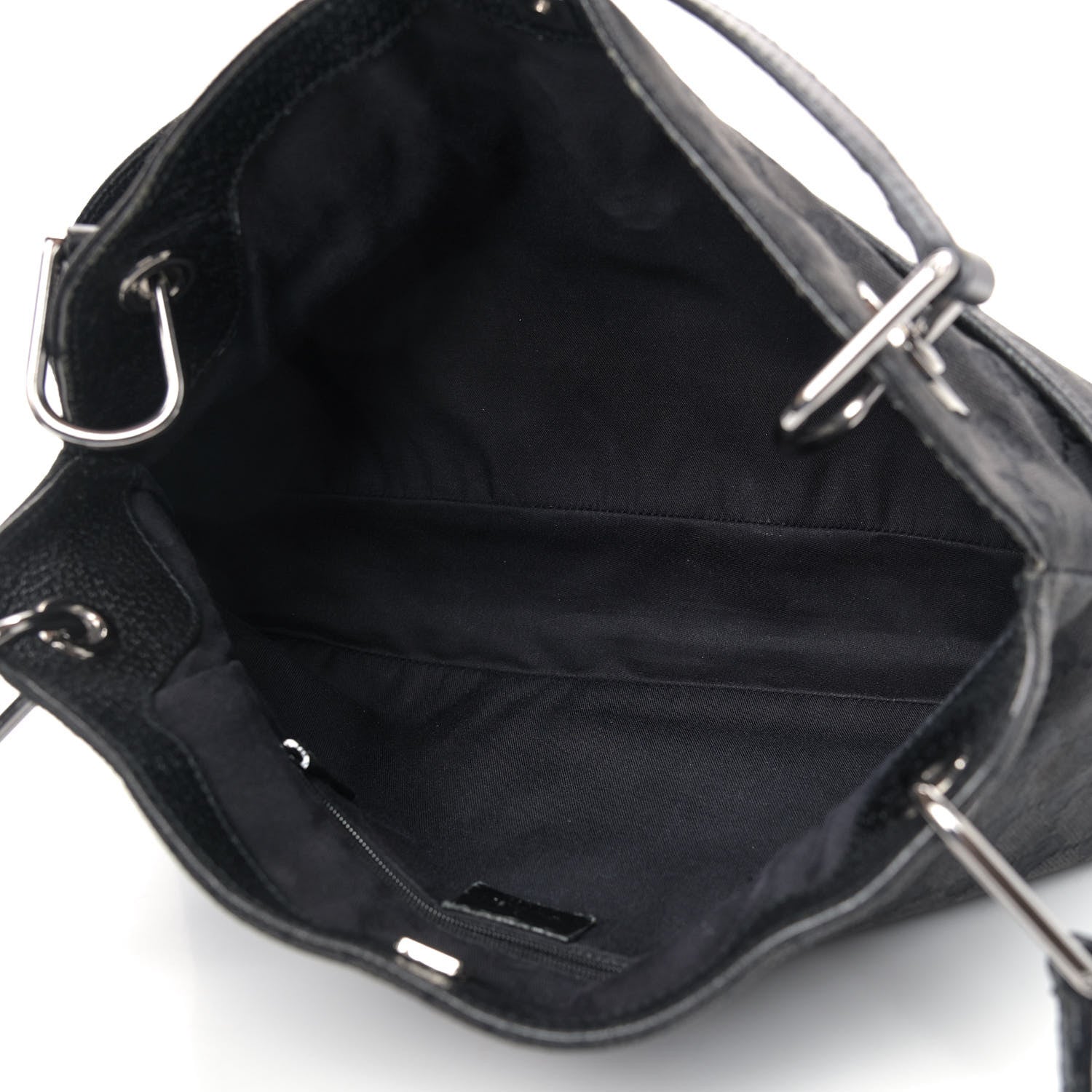 Gucci Monogram Medium Eclipse Shoulder Bag Black 5 of 11