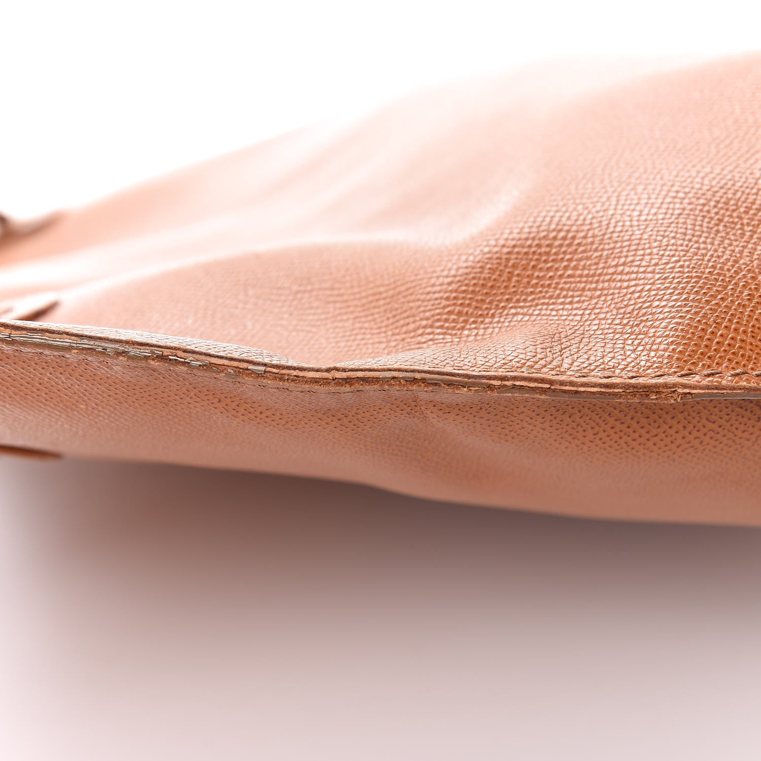 Chanel Grained Calfskin Logo Tote Brown 28 of 33