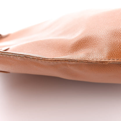 Chanel Grained Calfskin Logo Tote Brown 28 of 33