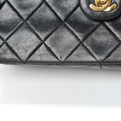 Chanel Lambskin Quilted Mini Square Flap Black 14 of 19