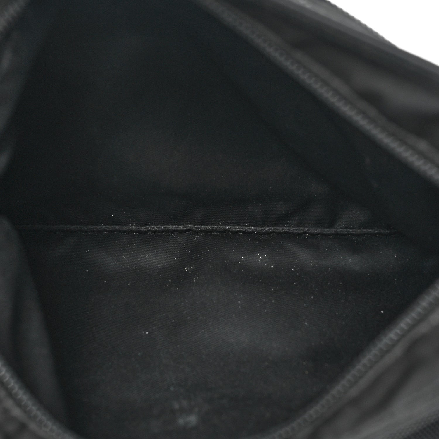 Prada Nylon Vela Flat Messenger Bag Black 6 of 10