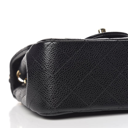 Chanel Caviar Quilted Mini Square Flap Black 8 of 10
