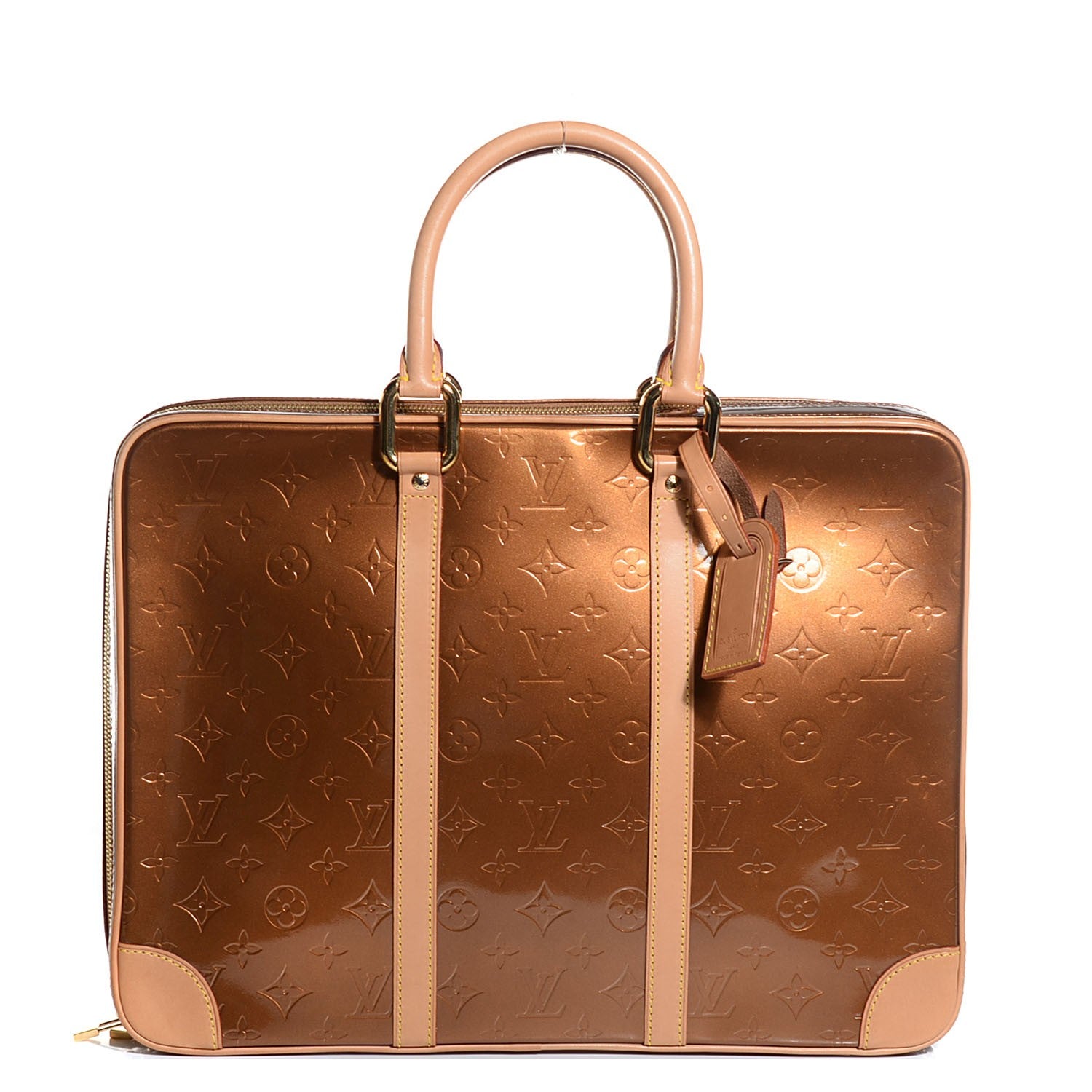 Louis Vuitton Vernis Vandam Briefcase Bronze 1 of 7