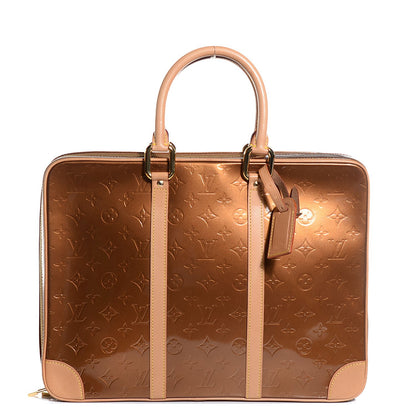 Louis Vuitton Vernis Vandam Briefcase Bronze 1 of 7