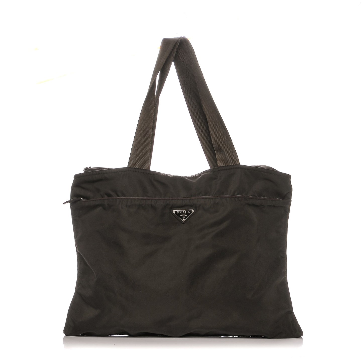 Tessuto Nylon Tote Brown