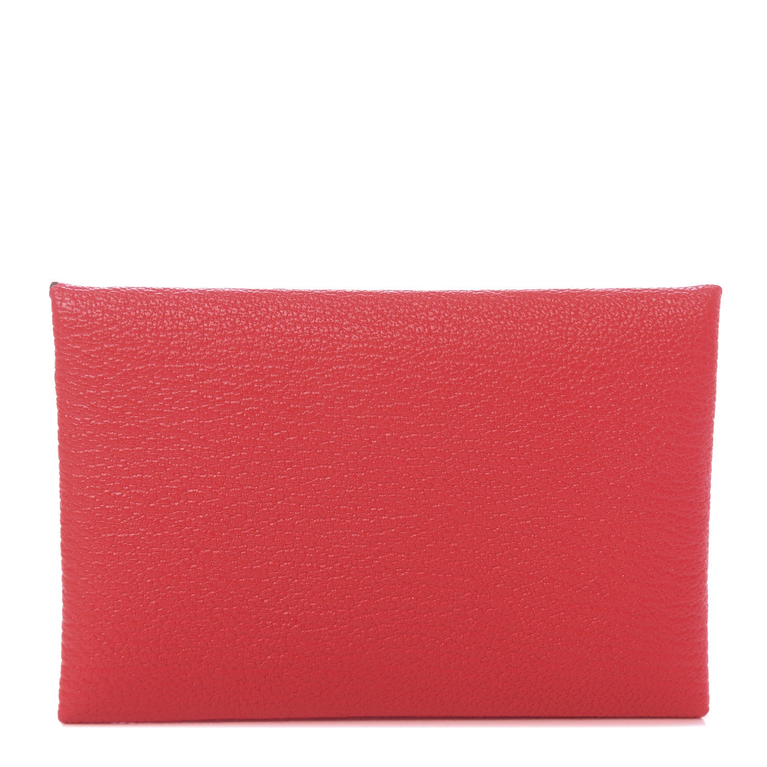 Hermes Chevre Mysore Verso Calvi Card Case Rose Texas Quebracho 1 of 8
