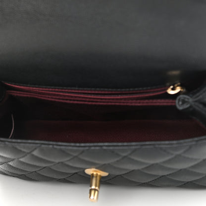 Chanel Caviar Quilted Mini Coco Handle Flap Black 5 of 11
