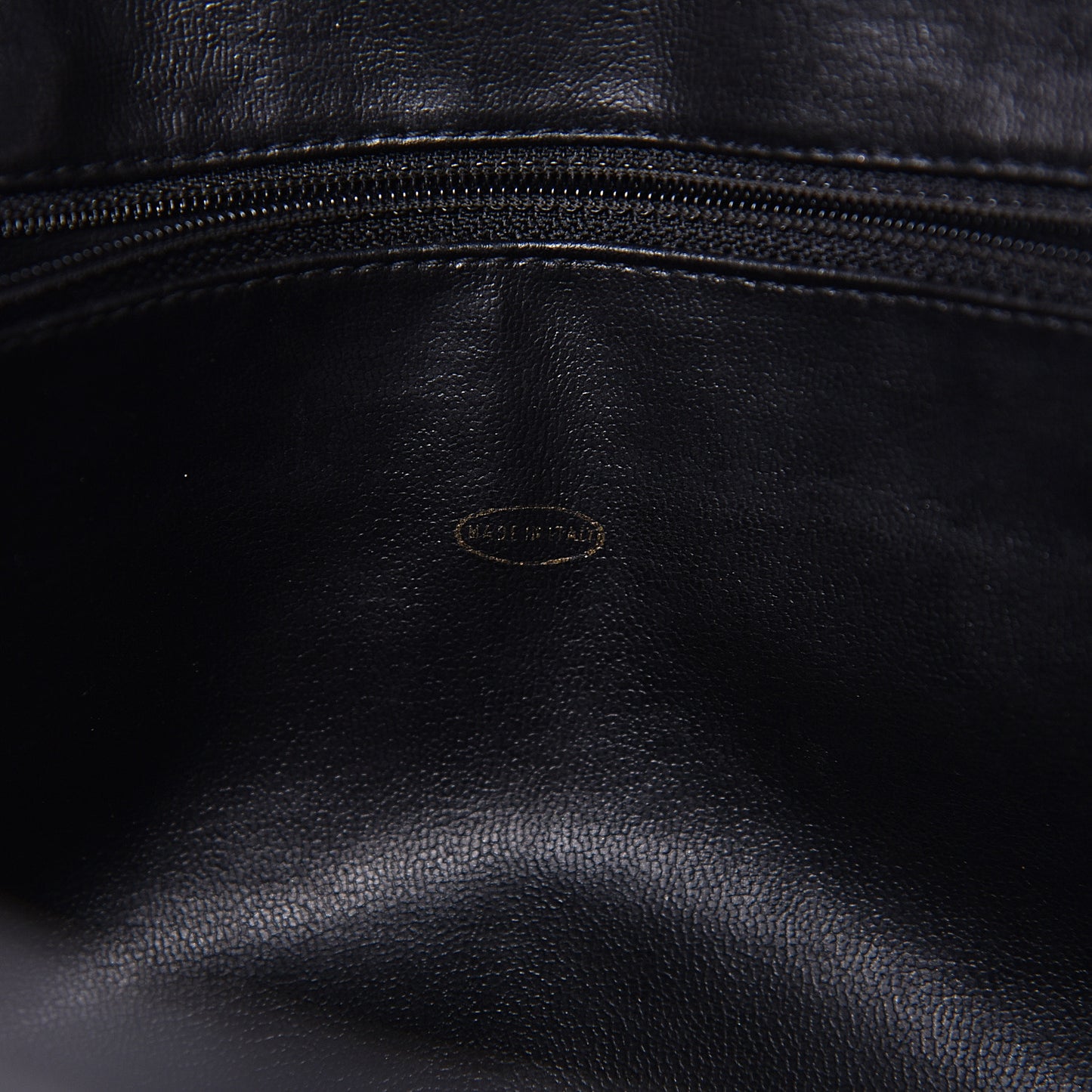Lambskin Quilted Shoulder Bag Black