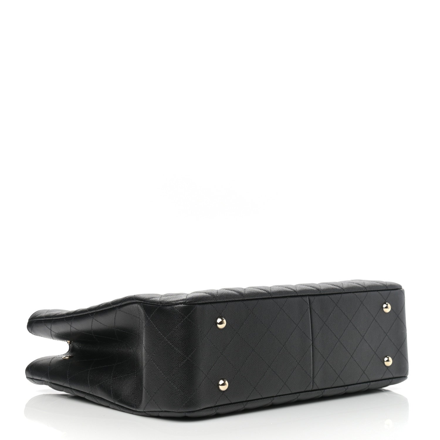 Chanel Caviar Quilted Large Shopping Tote Black 4 of 10