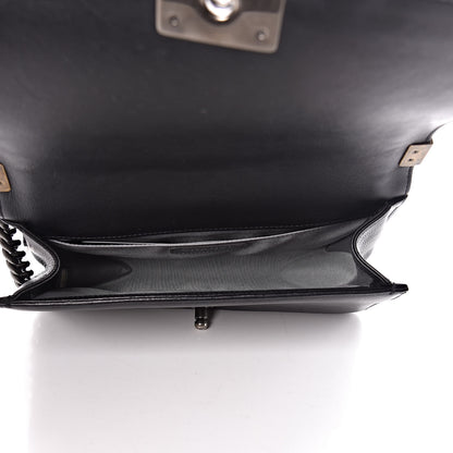 Chanel Calfskin Double Stitch Medium Boy Flap Black 5 of 10