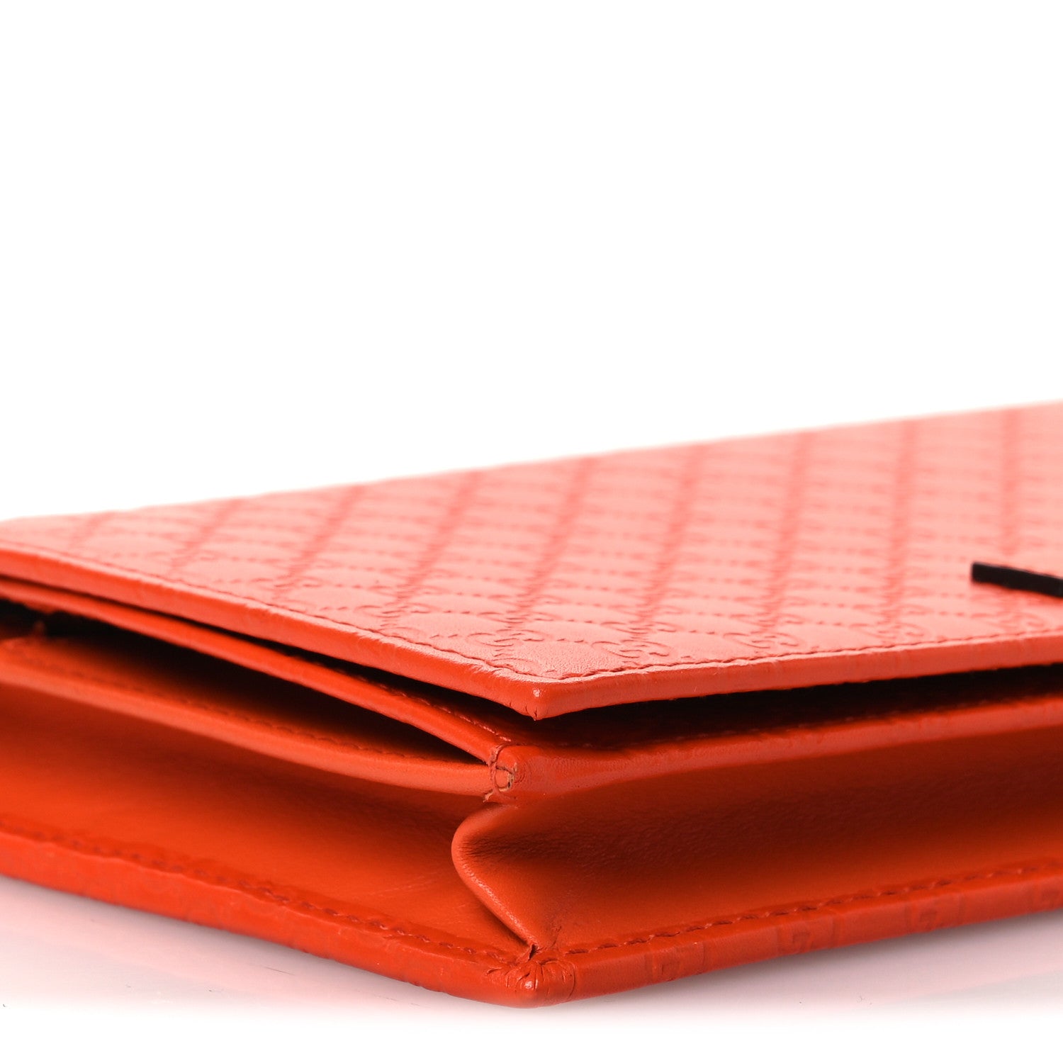 Gucci Soft Microguccissima Crossbody Wallet Sun Orange 8 of 10
