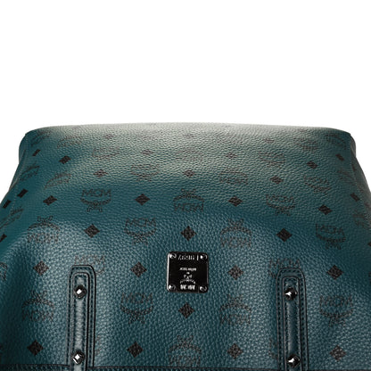 MCM Visetos Medium Project Reversible Shopper Tote Blue 6 of 6