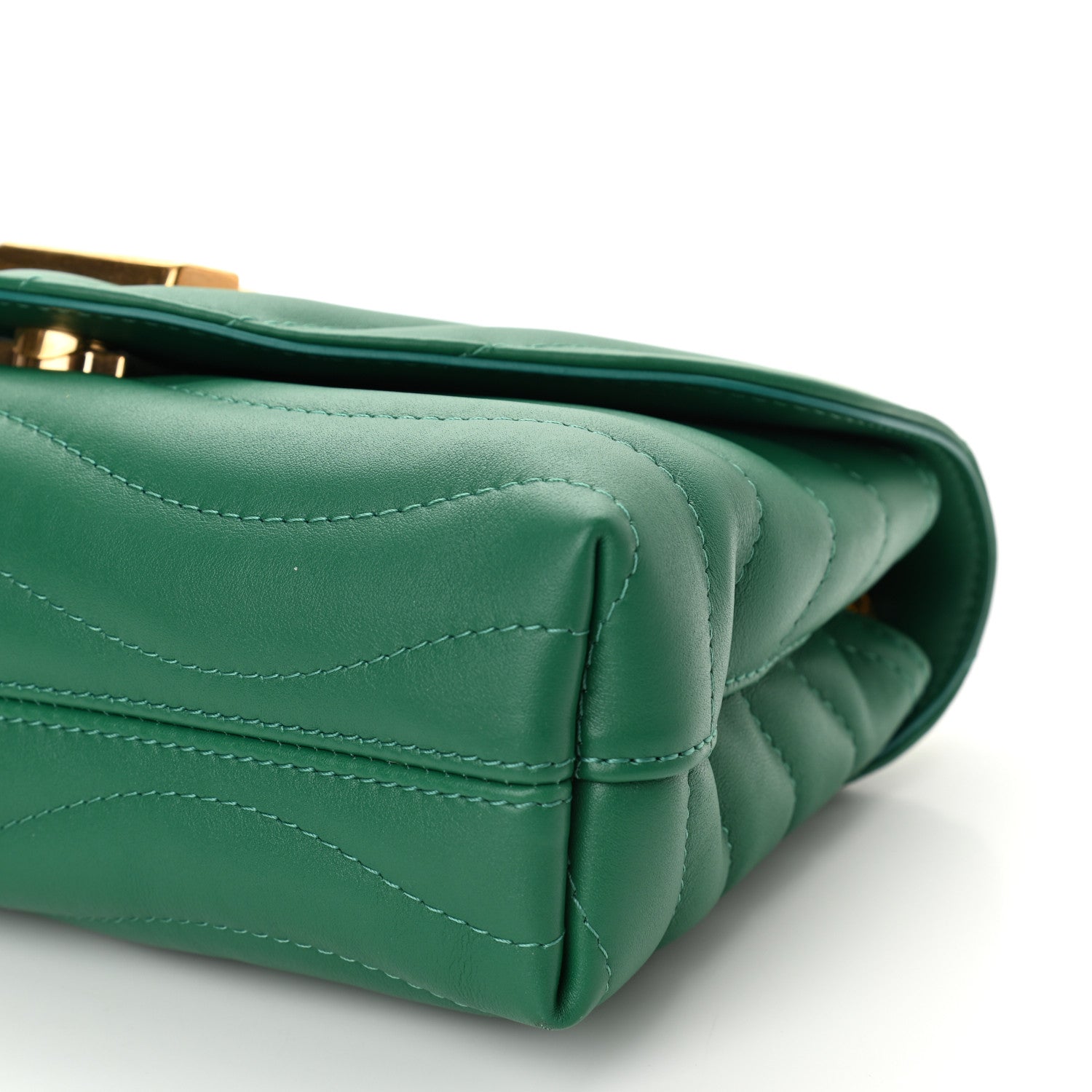 Louis Vuitton Calfskin New Wave Chain Bag MM NM Emerald 8 of 8