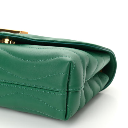 Louis Vuitton Calfskin New Wave Chain Bag MM NM Emerald 8 of 8
