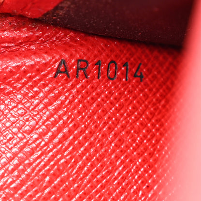 Louis Vuitton Epi Porte Tresor International Wallet Castillan Red 7 of 14