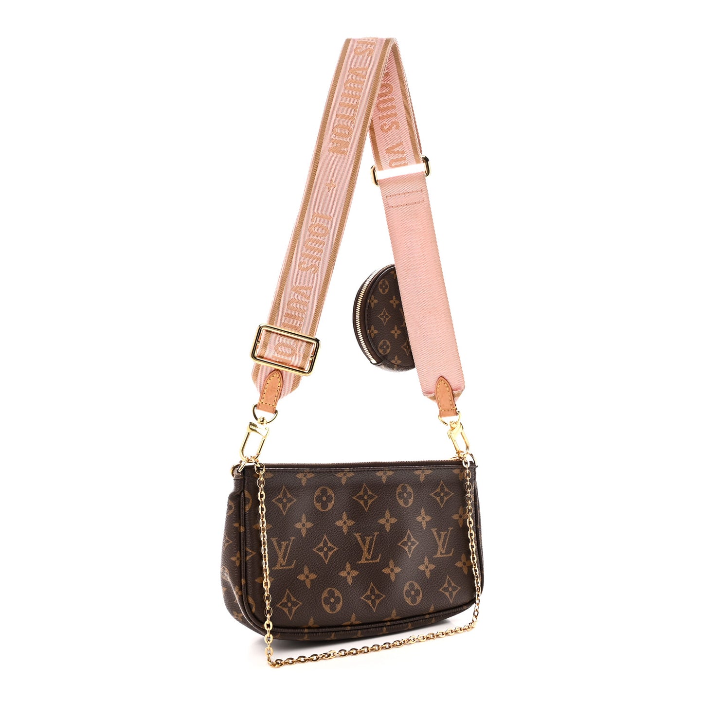 Monogram Multi Pochette Accessories Rose Clair