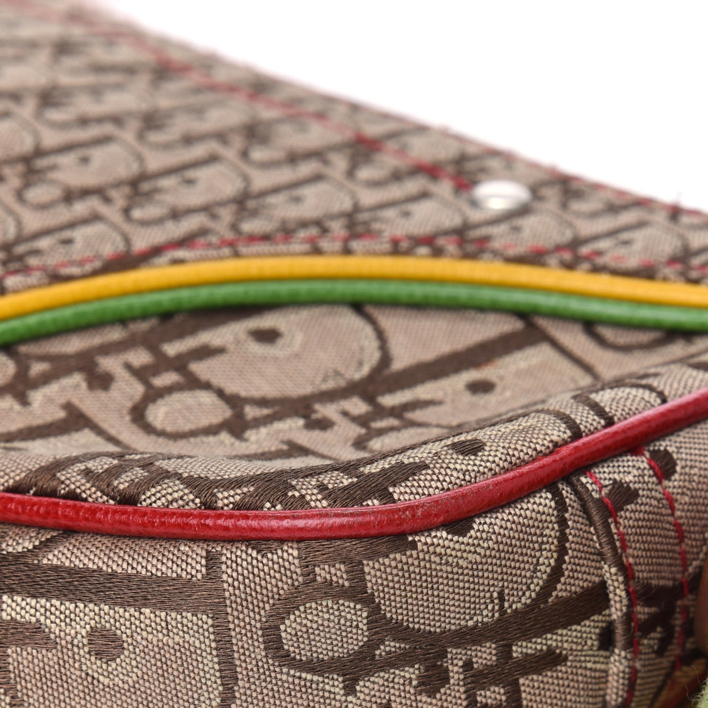 Monogram Rasta Saddle Pochette Beige