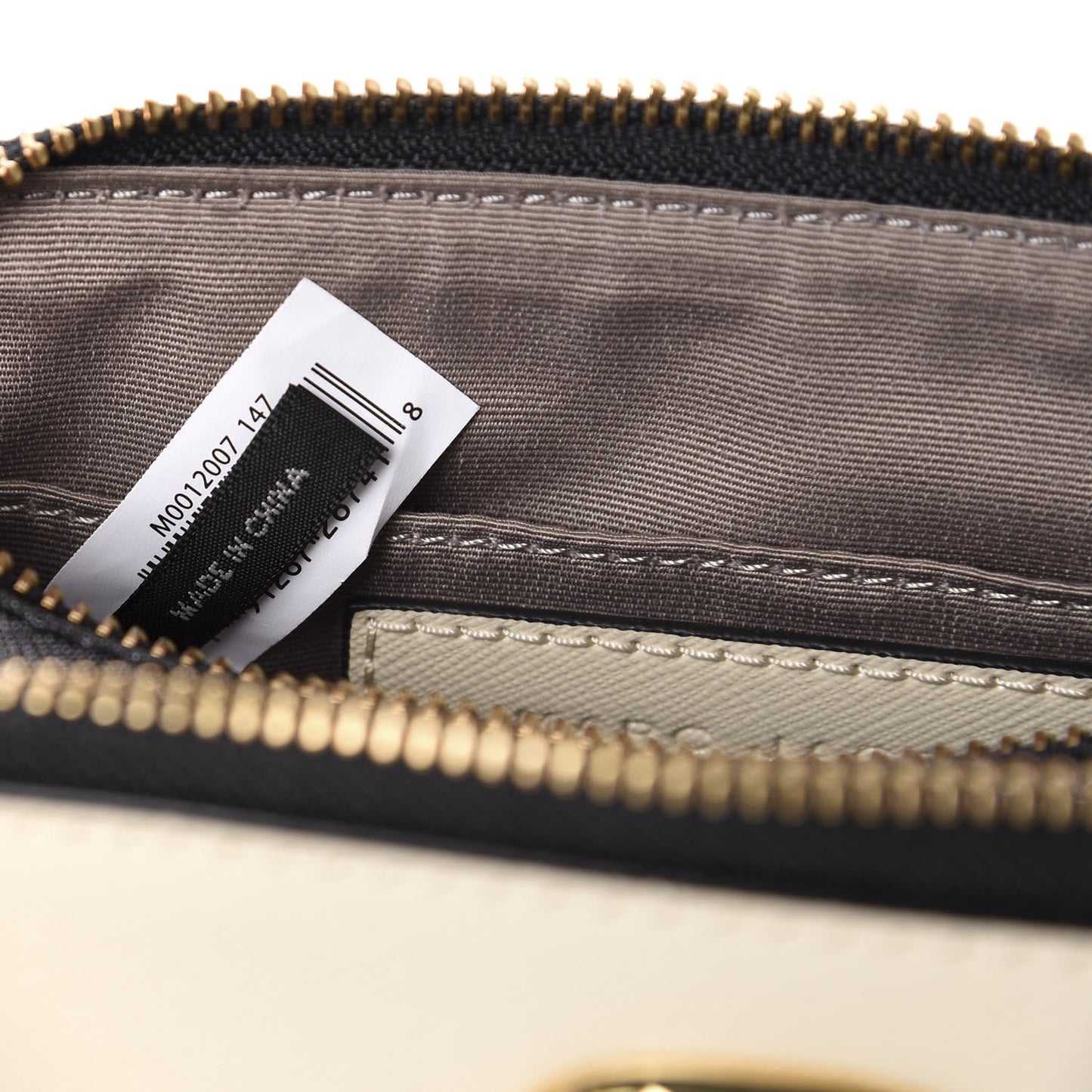 Saffiano Small Snapshot Camera Bag Cloud White Multicolor