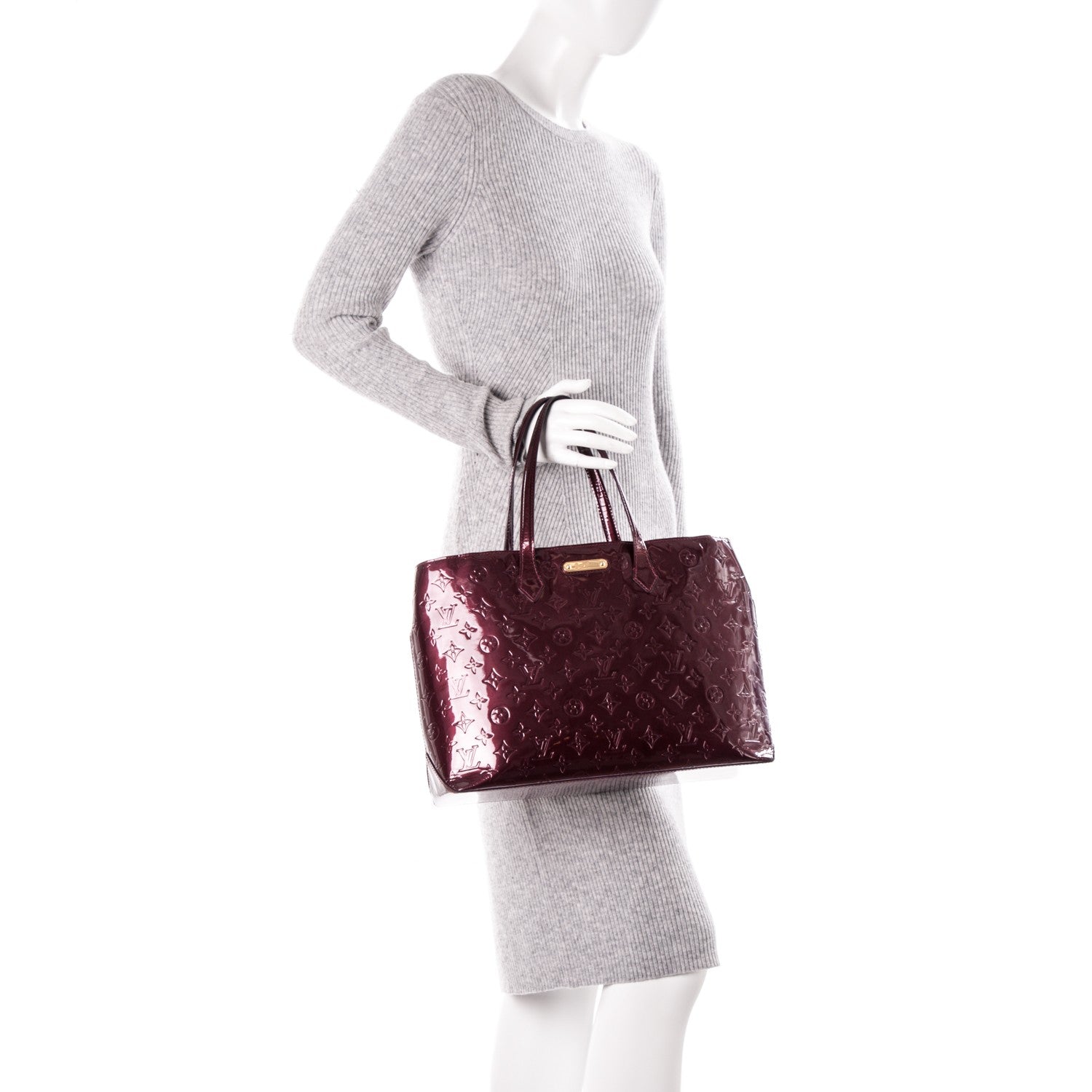 Louis Vuitton Vernis Wilshire MM Rouge Fauviste 2 of 11