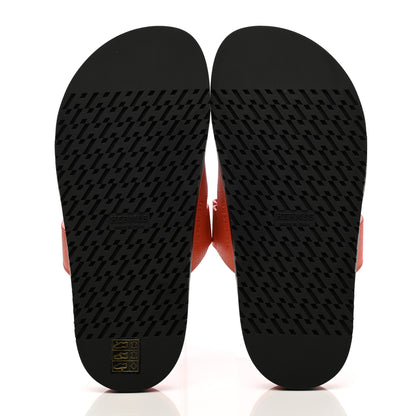 Hermes Epsom Womens Chypre Sandals 37 Rose Sorbet 5 of 8