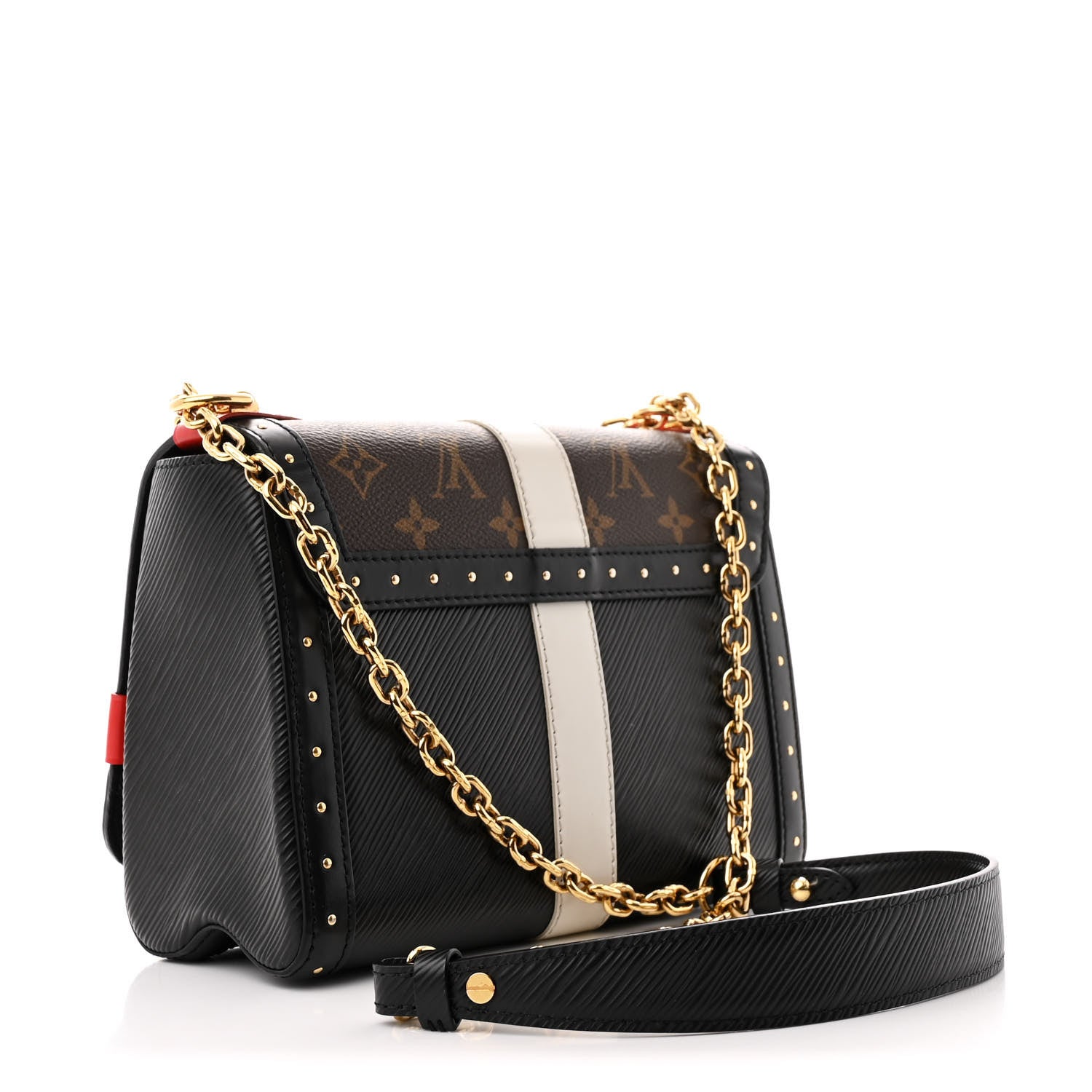 Louis Vuitton Epi Monogram Complice Trunks and Bags Twist Shoulder Bag MM Black 3 of 9