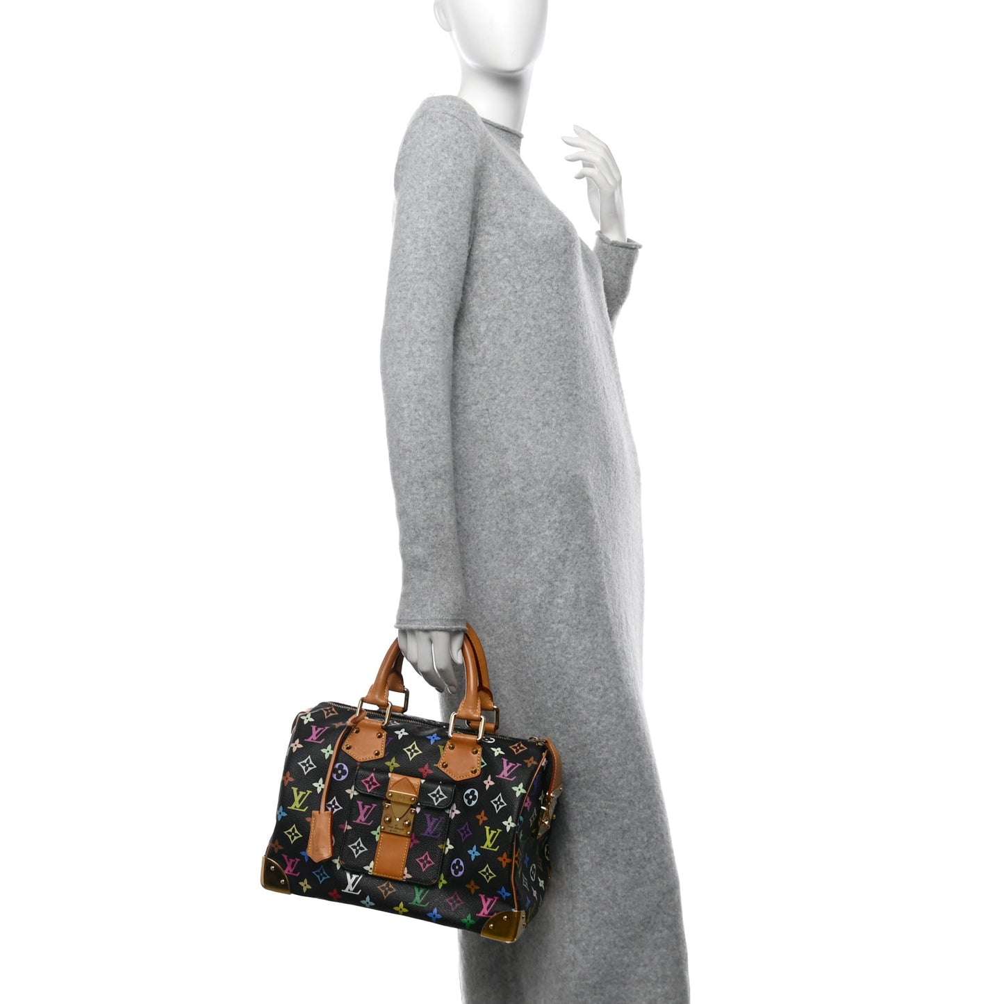 Monogram Multicolor Speedy 30 Black