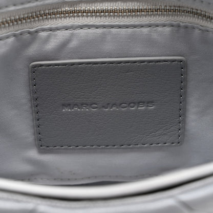 Marc Jacobs Goatskin Quilted J The Puffy Diamond Shoulder Bag Wolf Grey 7 of 11
