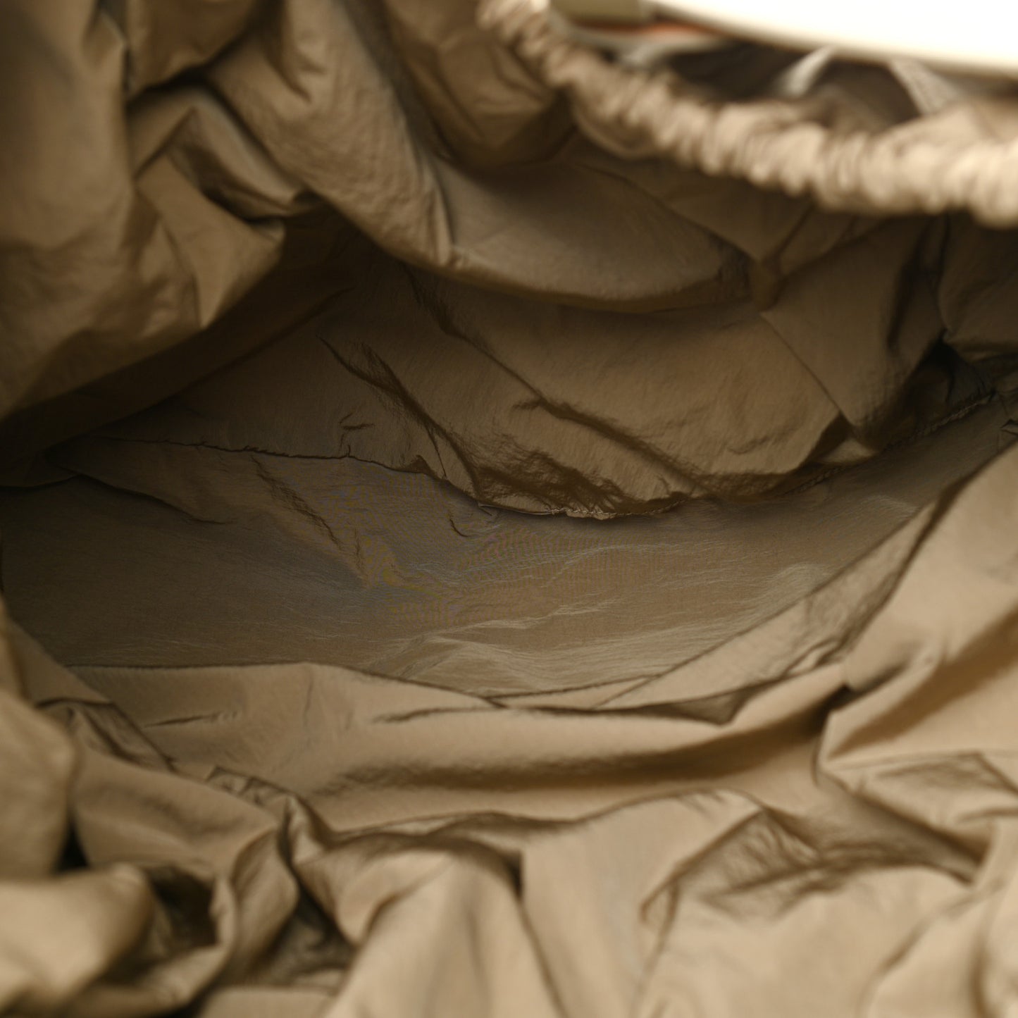 French Calfskin Large Shell Bag Taupe