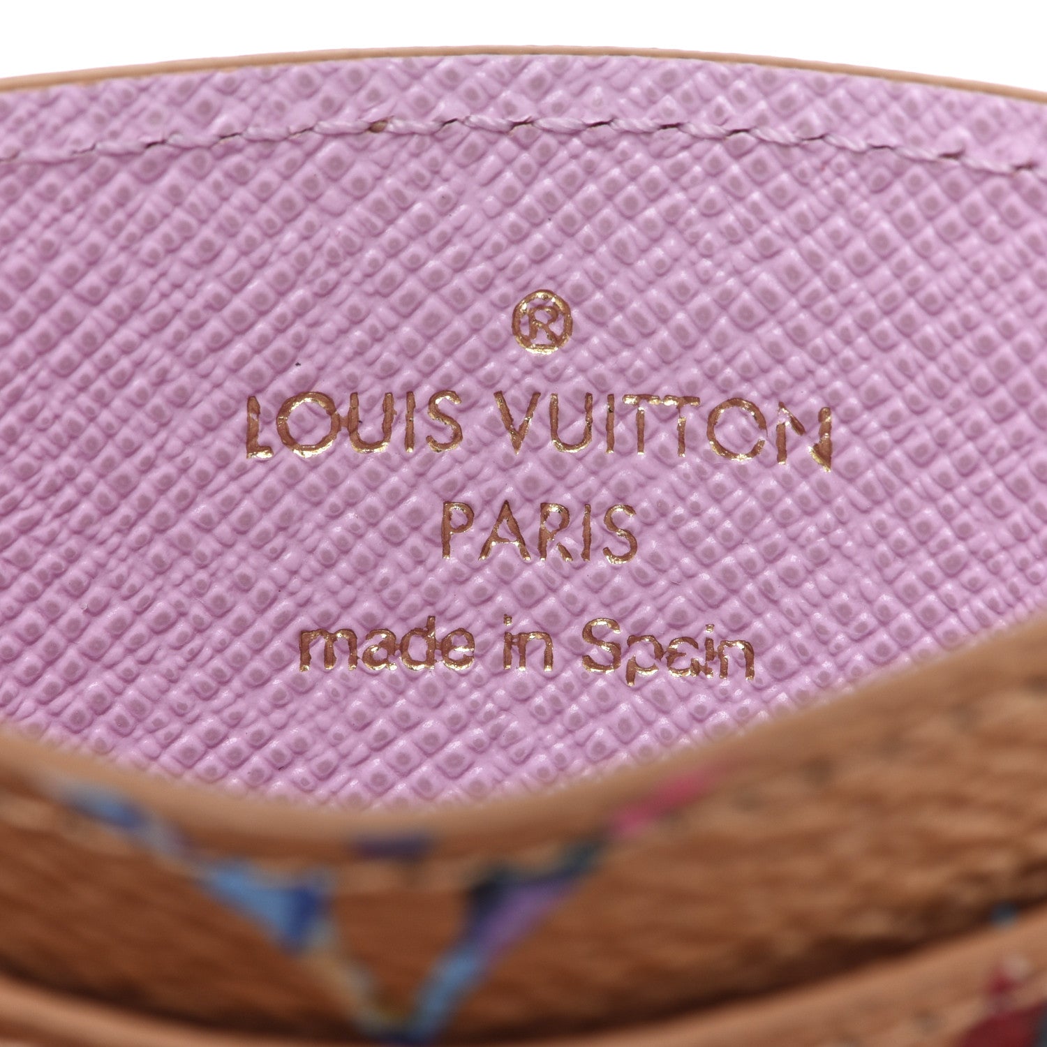 Louis Vuitton Metallic Monogram LV Garden Card Holder Gold 6 of 7