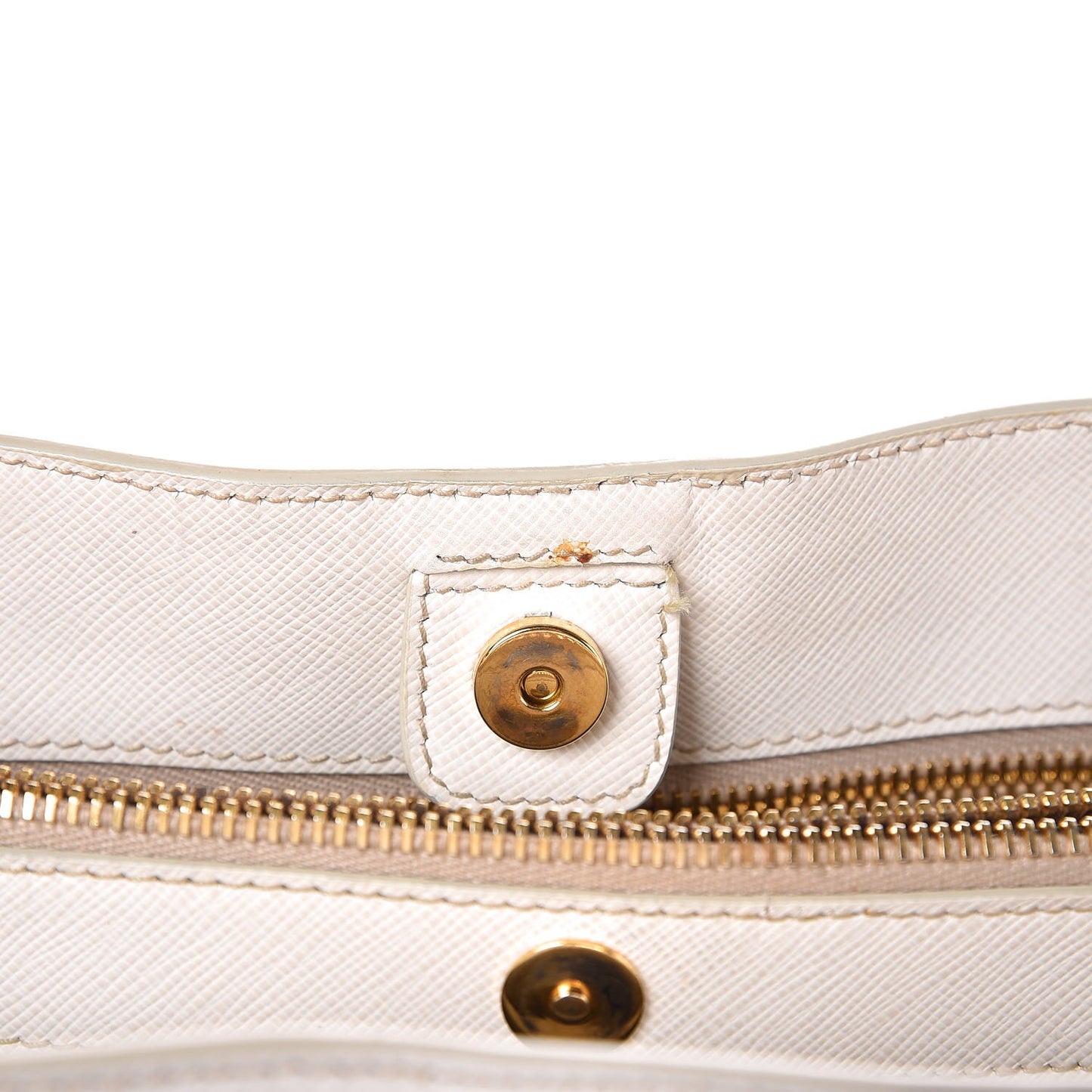 Saffiano Lux Medium Tote Talco