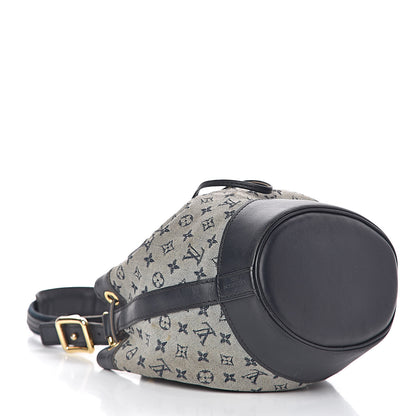 Louis Vuitton Mini Monogram Noelie Blue 4 of 28