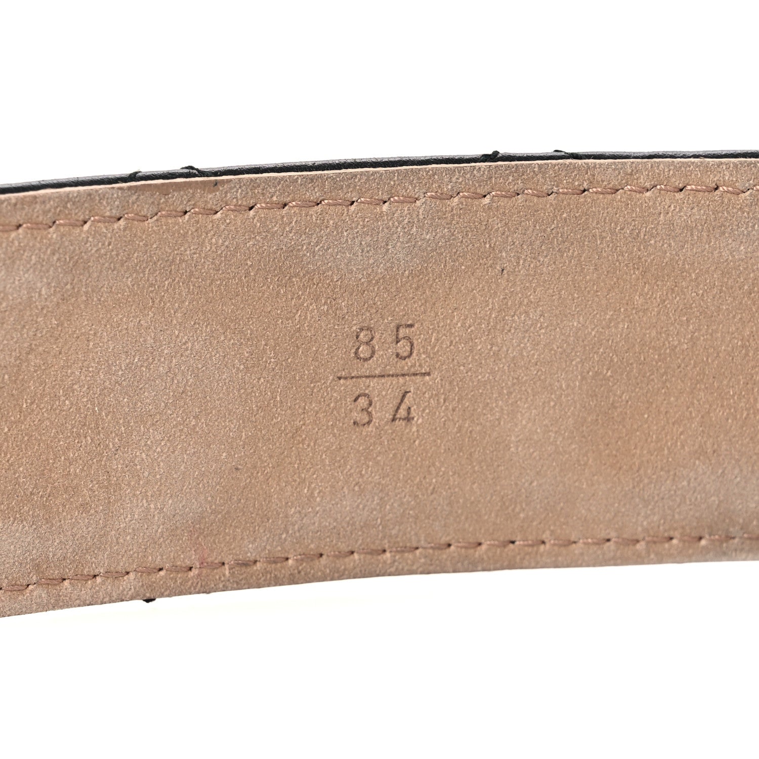 Chanel Lambskin Quilted CC Belt 85 34 Black 6 of 9