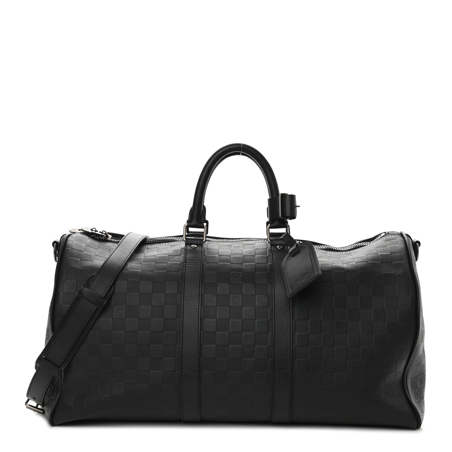 Damier Infini Keepall Bandouliere 45 Onyx