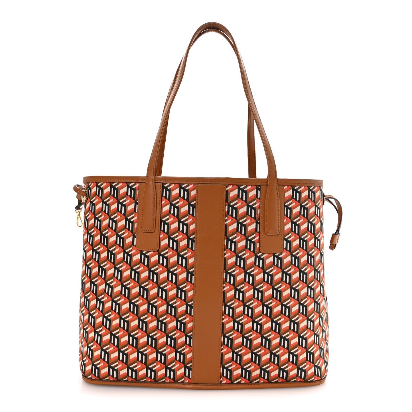 Visetos Medium Liz Reversible Shopper Tote Cognac