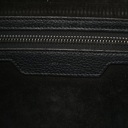 Celine Drummed Calfskin Micro Luggage Black 6 of 20
