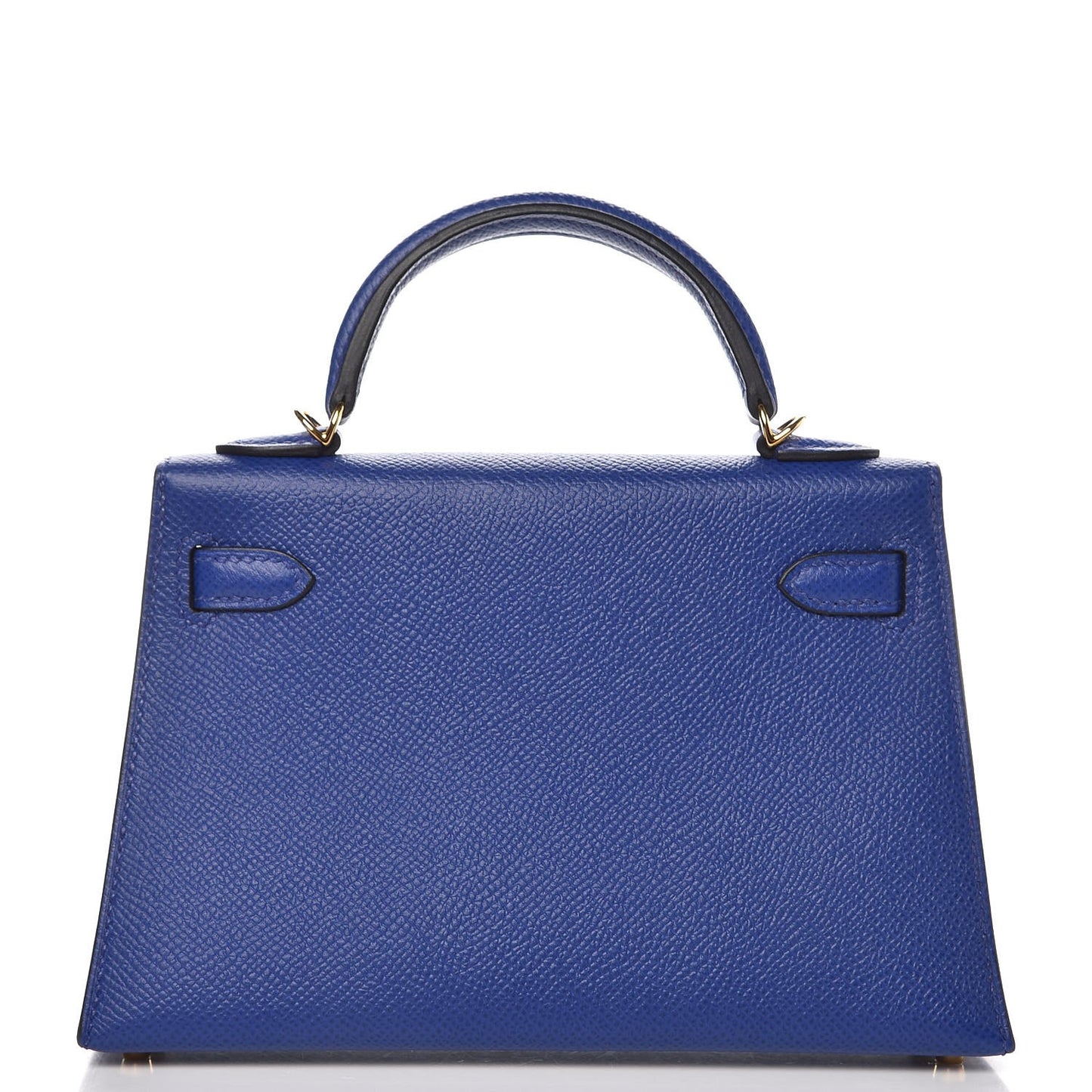 Epsom Mini Kelly Sellier 20 Bleu Electrique