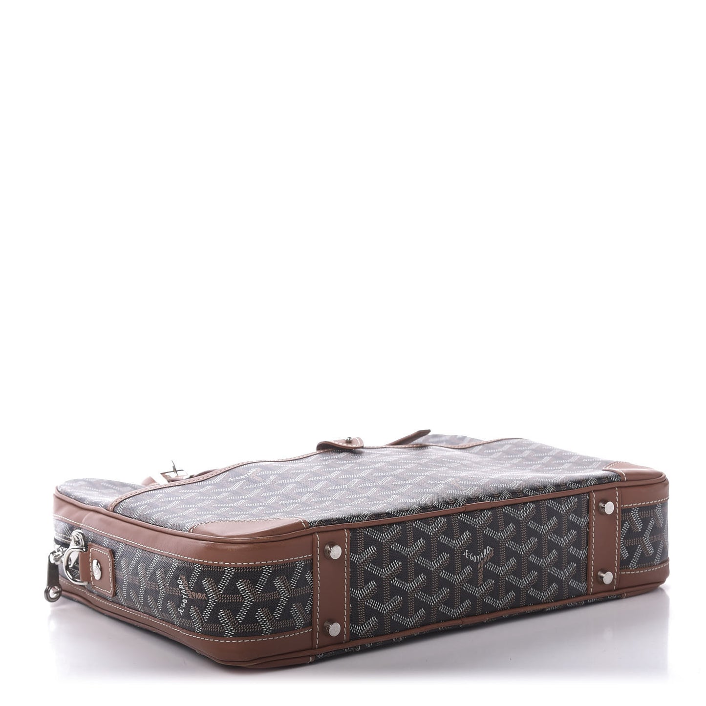 Goyardine Ambassade PM Briefcase Black Gold
