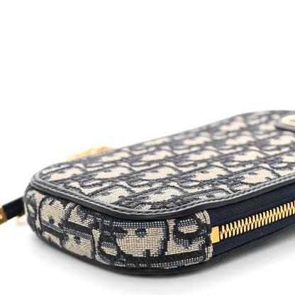 Christian Dior Oblique 30 Montaigne Phone Holder Blue 9 of 10
