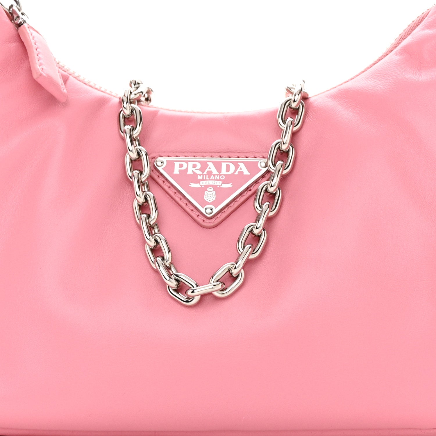 Prada Nappa Soft Padded Re-Edition 2005 Shoulder Bag Begonia 11 of 13