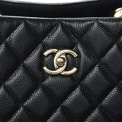 Chanel Caviar Quilted Large Shopping Tote Black 8 of 10
