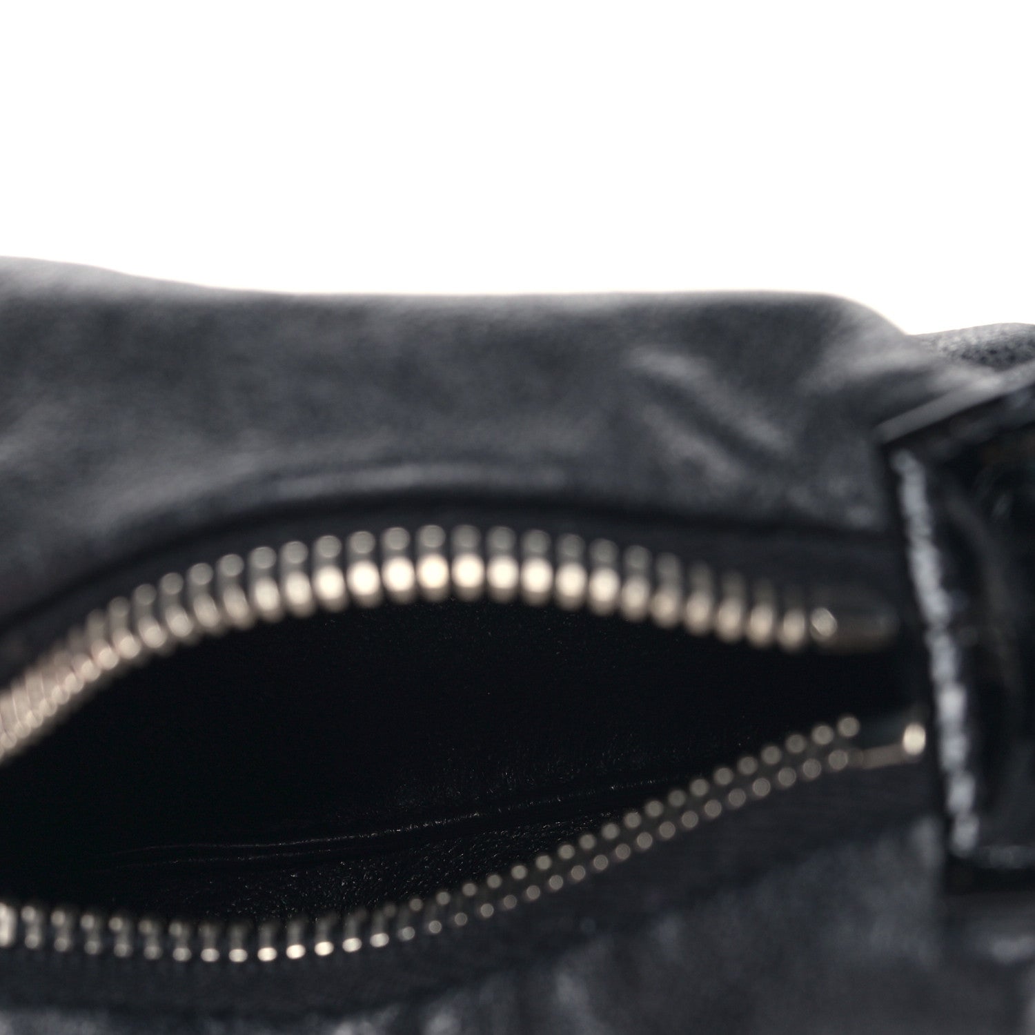 Chanel Patent Mademoiselle Lock Convertible Wrist Clutch Bag Black 7 of 11