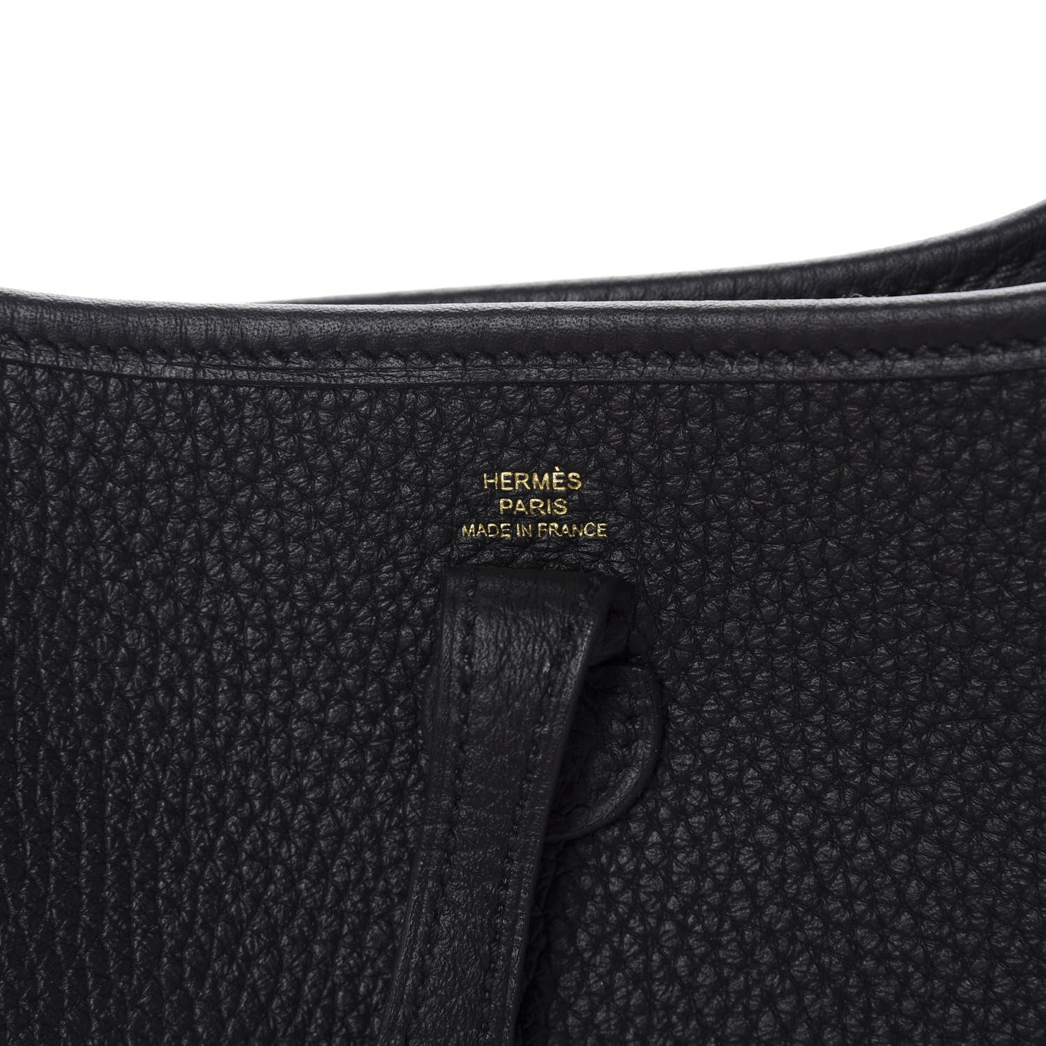 Hermes Taurillon Clemence Evelyne TPM Black 8 of 10