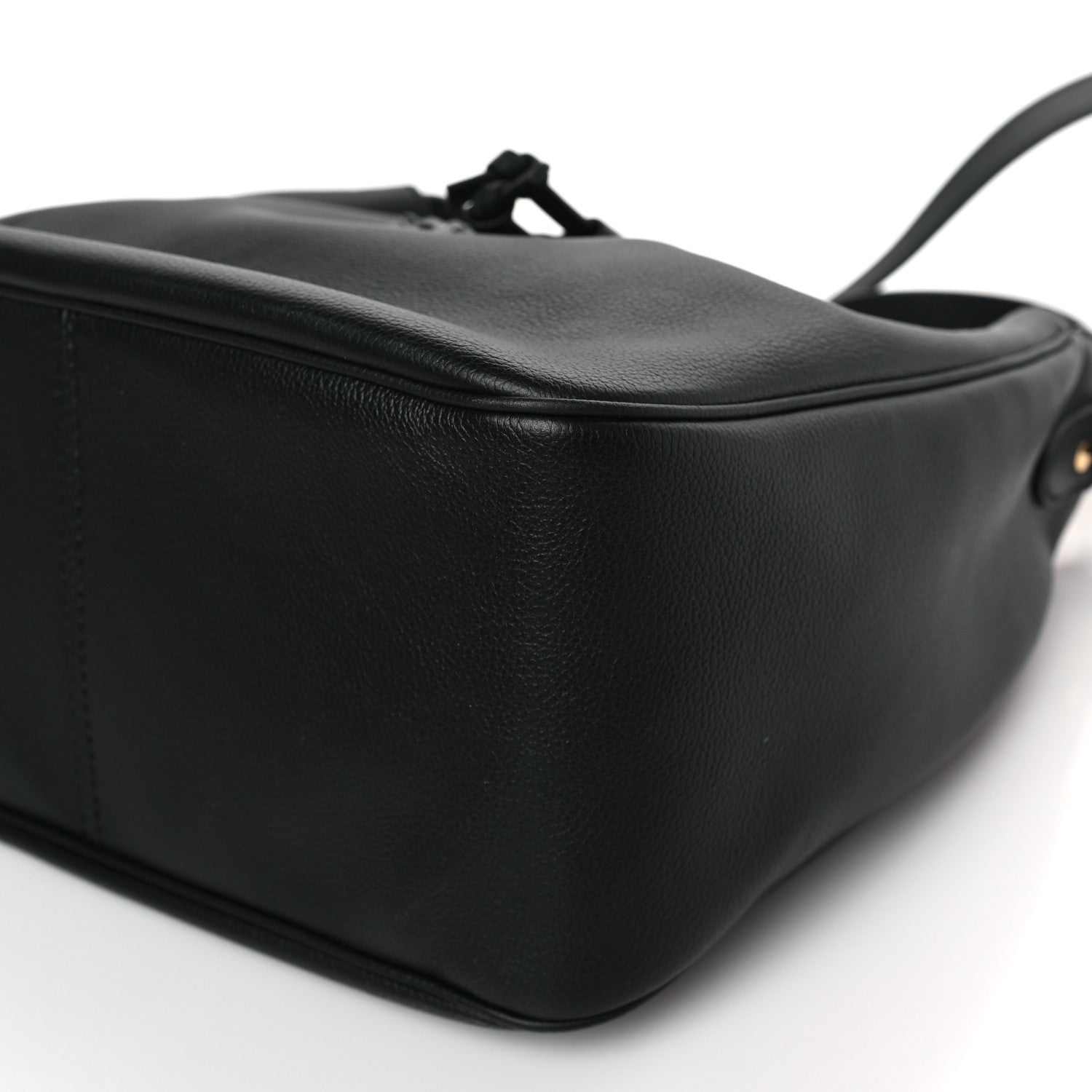 Versace Grained Calfskin La Medusa Bucket Bag Black 8 of 8